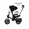 Bebe Stars Ποδηλατάκι τρίκυκλο 360° Chopper 6in1 Black 814-188